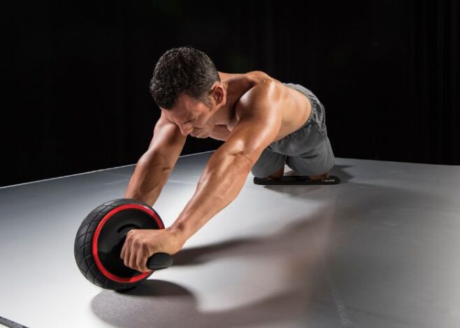 Iron Gym kotač za trbušnjake