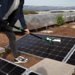 Teleskopska metla solarni panel